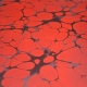 Ebru gamtiniai marmuravimo dažai - raudona
