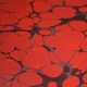 Ebru gamtiniai marmuravimo dažai - raudona kadmio